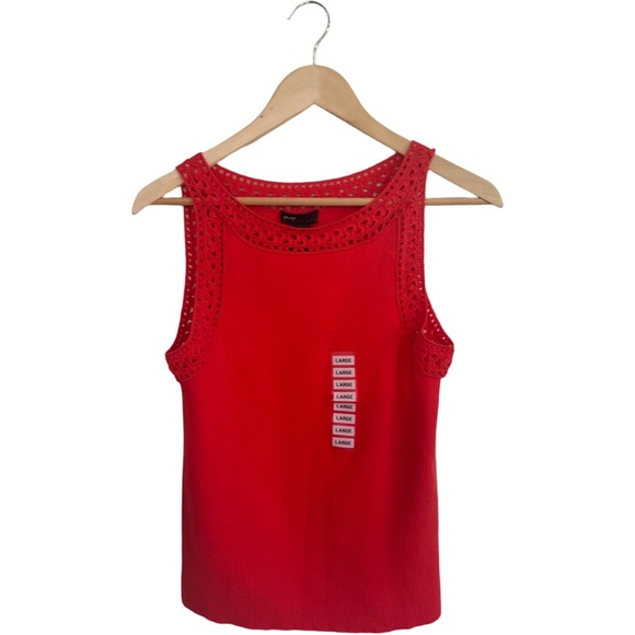 Grace Elements Reddish Orange NWT tank top size large - Picture 1 of 3